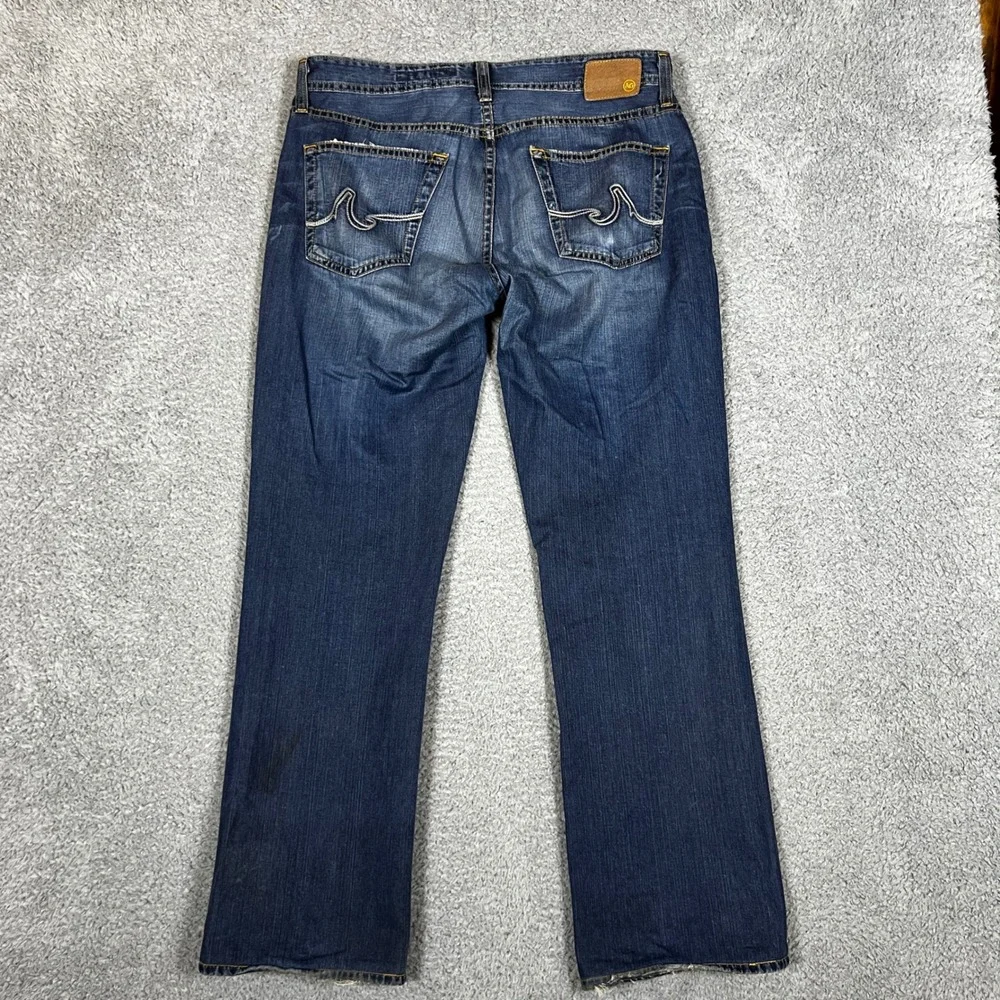 AG Adriano Goldschmied Jeans Mens 34x31 The Hero Dark‎ Wash Excellent Relaxed